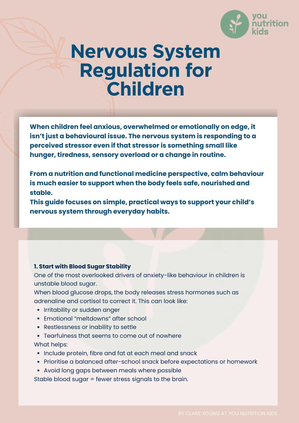 Nervous System Regulation